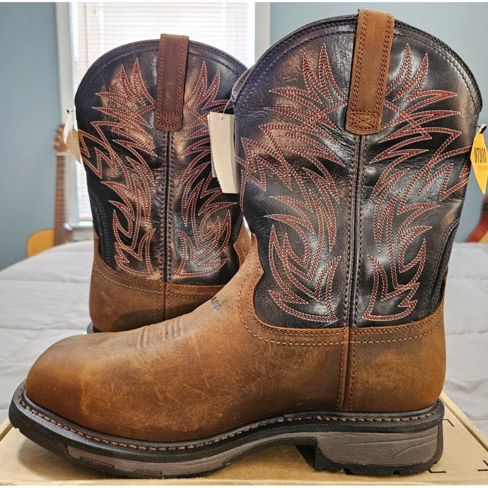 Ariat® (Men's 12 D) WorkHog™ MetGuard CSA Waterproof Comp-Toe‎ Work Boot - $300